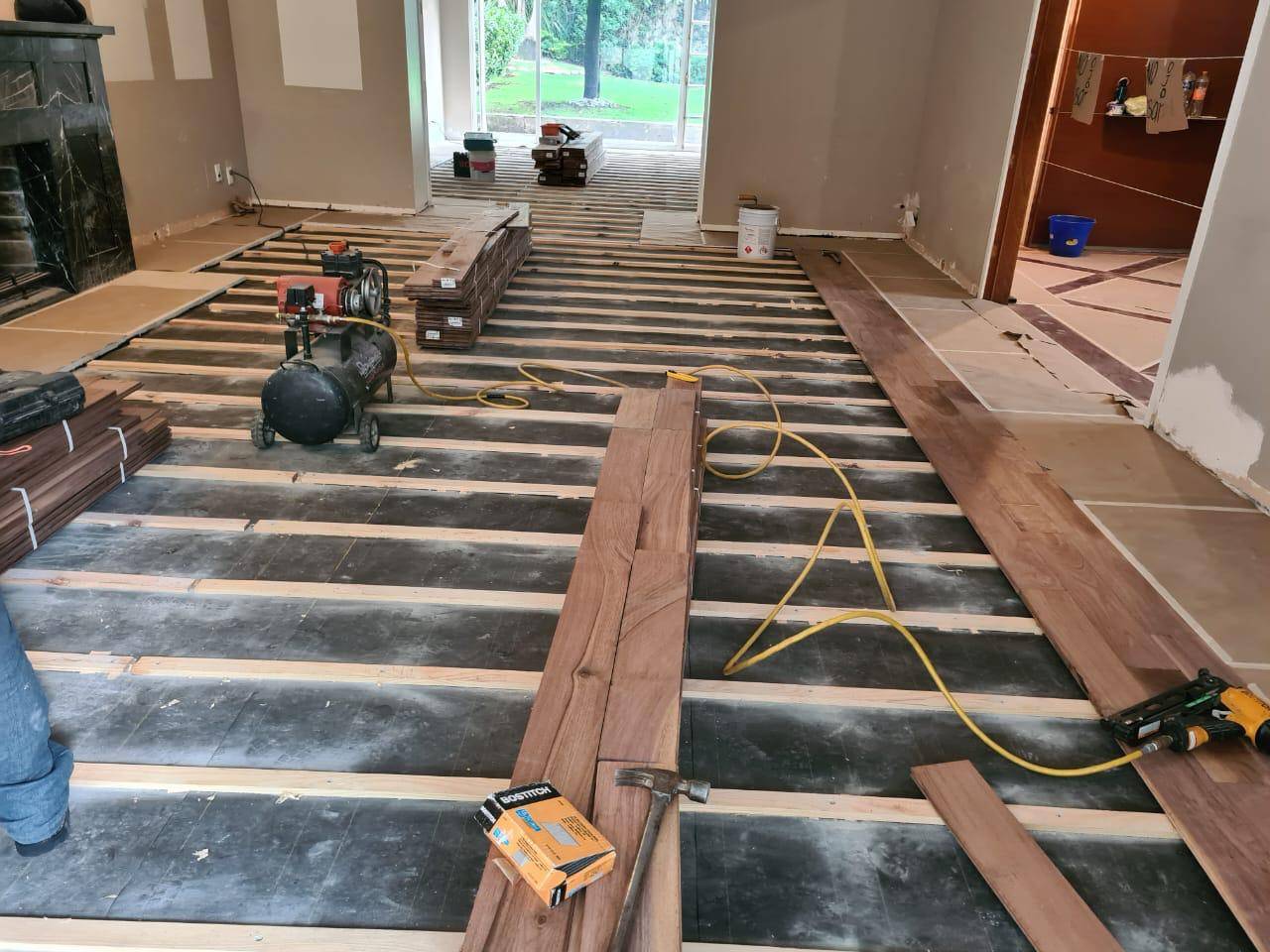 Lijado y restauración de piso de madera